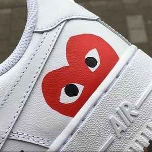 Custom painted shoes.